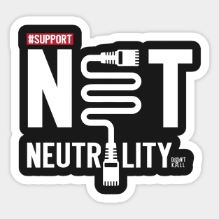 Support Net Neutrality shirt, save & protect internet tshirt Sticker
